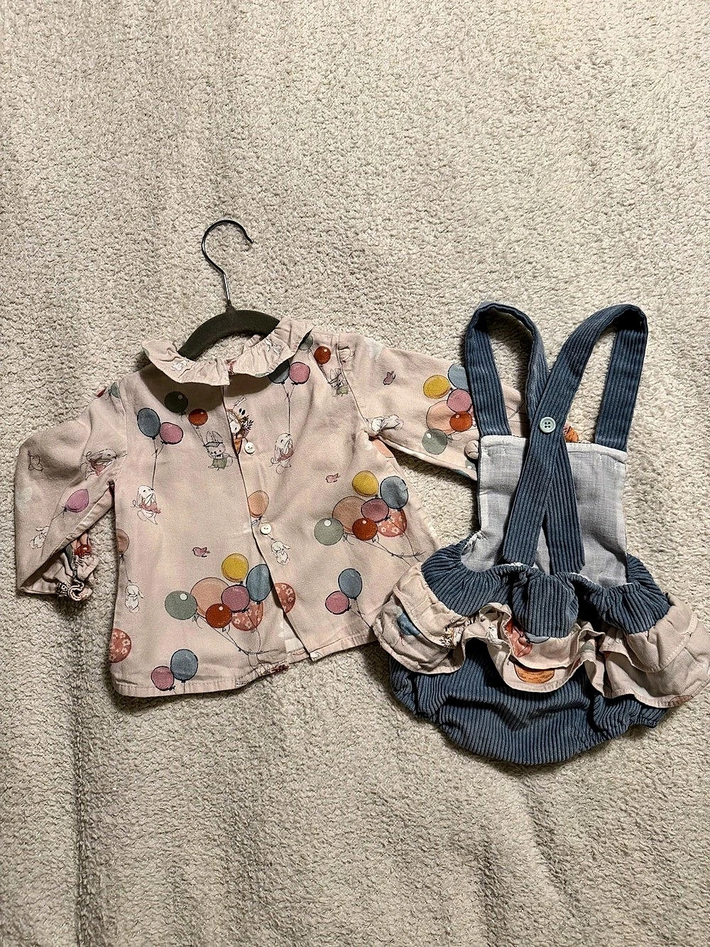 Del Sur Baby Size 36M Pink & Blue Set